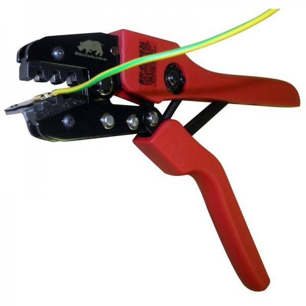 Open Barrel Crimper with Locator Rhino Tools Sydney Australia