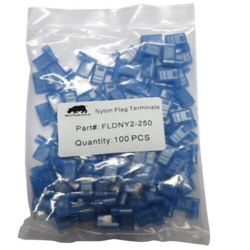 Blue Insulated Flag Terminals Rhino Electricians Tools