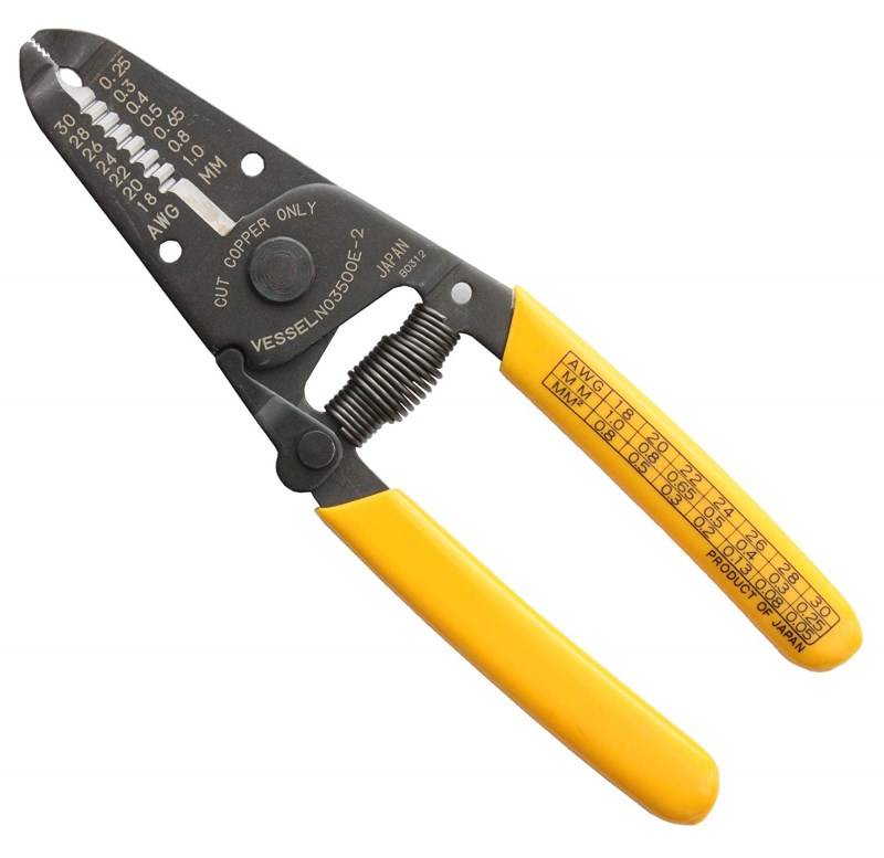 thumbnail image 2 of 7-in-1 Hand Tool For 22-30 AWG Wire – Stripper, Cutter, Crimper, Pliers, Loop Maker 2 of 12