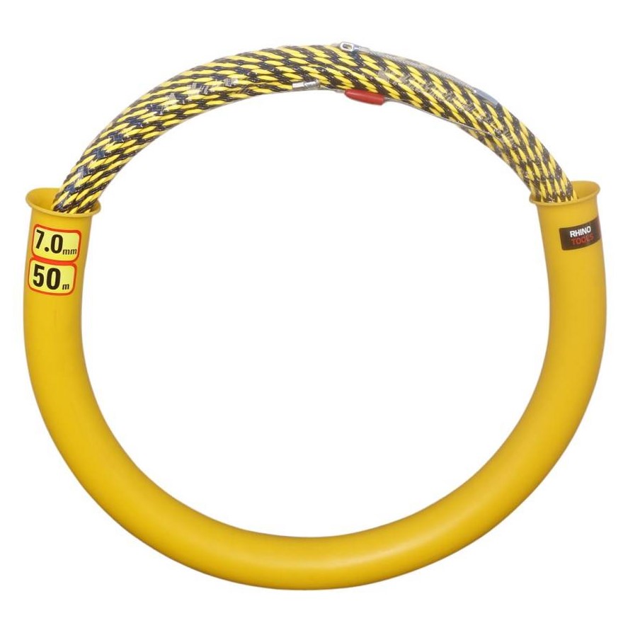 7mm X 50m Cable Snake Rhino Electricians Tools