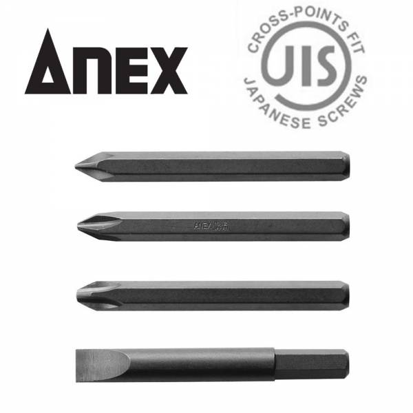 +1 +2 +3 10 X 80mm JIS Impact Screwdriver Bits Rhino Electricians Tools