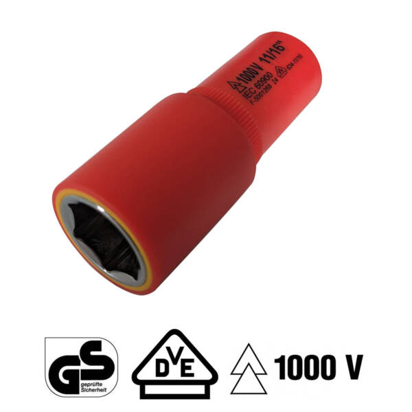 SAE Insulated Sockets - Rhino Electricians Tools